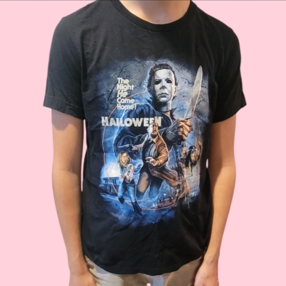 Discontinued Officially Licensed Cavity Colors Halloween Michael Myers T-Shirt - Picture 2 of 7